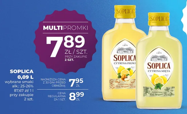 Likier Soplica Cytryna-Pigwa promocja w Duży Ben