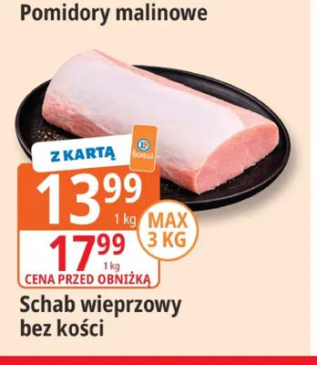 Schab wieprzowy bez kości promocja w Leclerc