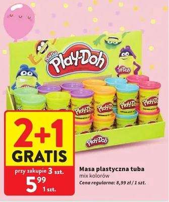 Masa plastyczna tuba Play-Doh promocja w Intermarche