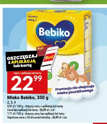 Mleko Bebiko promocja w Twój Market