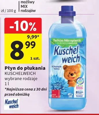 Płyn do płukania Kuschelweich promocja w Intermarche