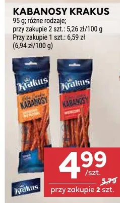 Kabanosy Krakus promocja w Stokrotka