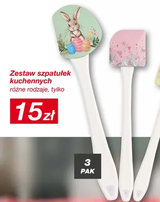 Zestaw szpatułek kuchennych promocja w KiK