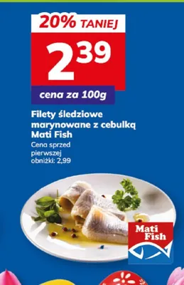 Filety śledziowe marynowane z cebulką promocja w Hitpol