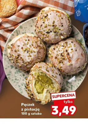 Pączek z pistacją promocja w Kaufland