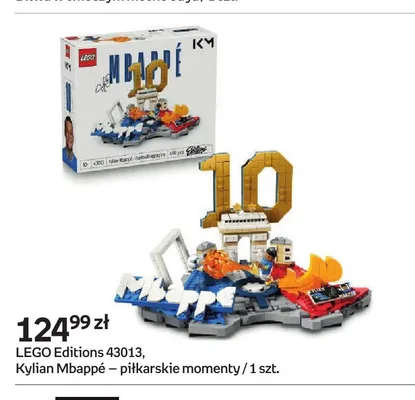 Klocki LEGO Editions 43013 Kylian Mbappé piłkarskie momenty promocja w Empik