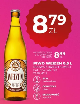 Piwo Weizen promocja w Duży Ben