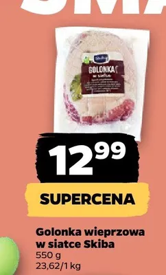 Golonka wieprzowa w siatce promocja w Netto