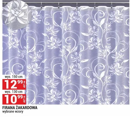 Firana zakardowa promocja w Merkury Market