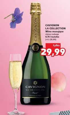 Wino musujące Cavignon La Collection Brut promocja w Kaufland