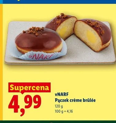 Pączek crème brûlée vNARF promocja w Lidl