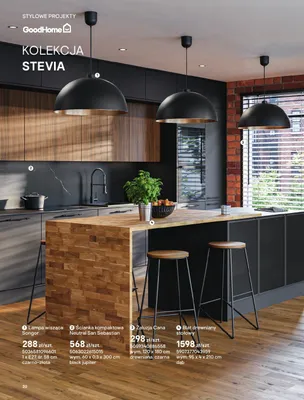 Lampa wisząca GoodHome Songor 1xE27 śr. 58cm czarno-złota promocja w Castorama