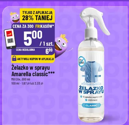 Żelazko w sprayu classic promocja w POLOmarket