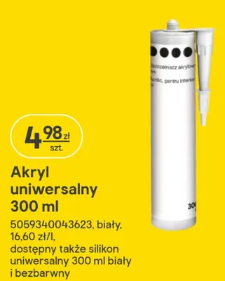 Akryl uniwersalny biały promocja w Castorama