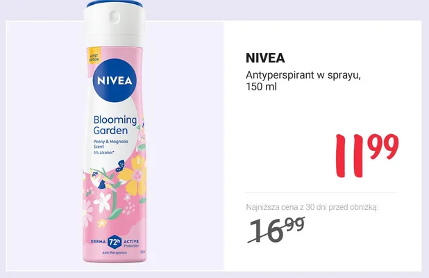 Antyperspirant w sprayu Blooming Garden promocja w Rossmann
