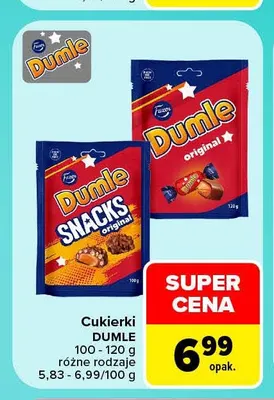 Cukierki Dumle Snacks original promocja w Carrefour Market