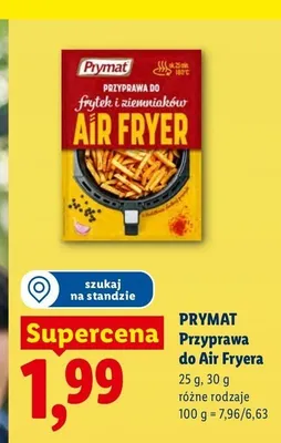 Przyprawa do Air Fryera frytek i ziemniaków Prymat promocja w Lidl