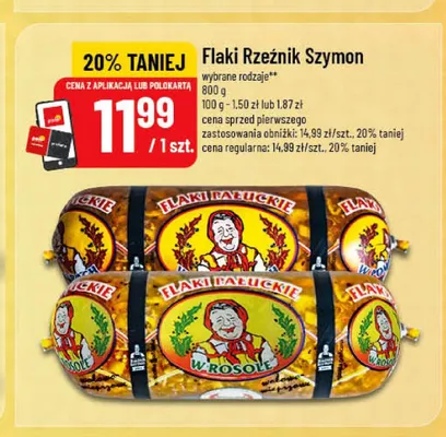 Flaki w rosole Rzeźnik Szymon promocja w POLOmarket