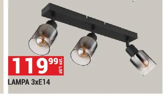 Lampa 3xE14 promocja w Merkury Market
