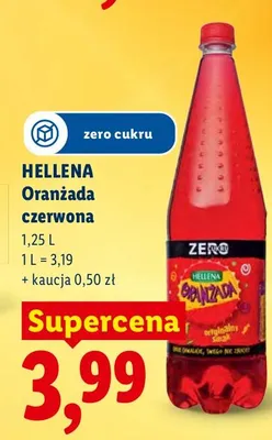 Oranżada czerwona promocja w Lidl