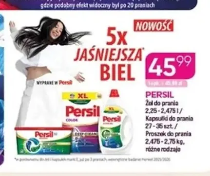 Kapsułki do prania Persil promocja w Drogerie Koliber