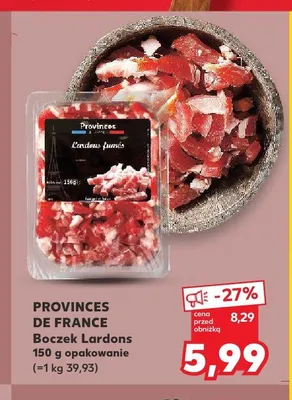 Boczek Lardons Provinces de France promocja w Kaufland