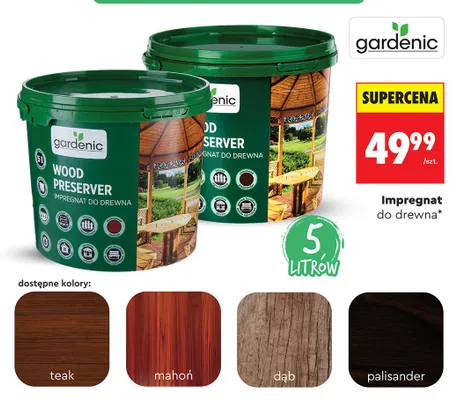 Impregnat do drewna gardenic promocja w Biedronka
