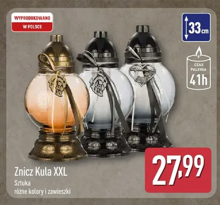 Znicz Kula Xxl promocja w Aldi