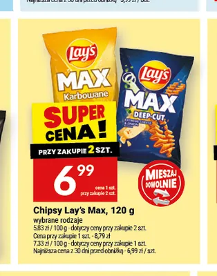 Chipsy Lay's Max promocja w Twój Market