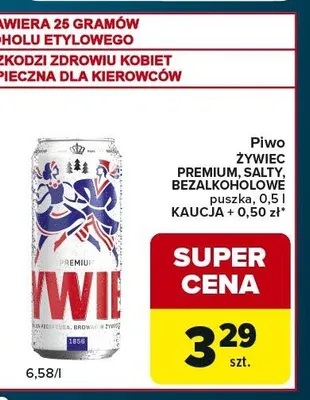 Piwo bezalkoholowe Żywiec Bezalkoholowe promocja w Globi