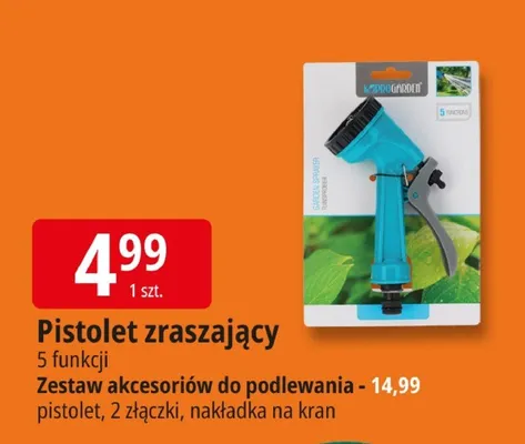 Pistolet zraszający 5 funkcji promocja w Leclerc