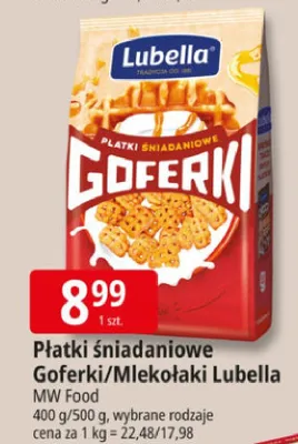 Płatki śniadaniowe Goferki/Mlekołaki promocja w Leclerc