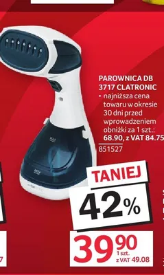 Parownica Clatronic DB 3717 promocja w Selgros