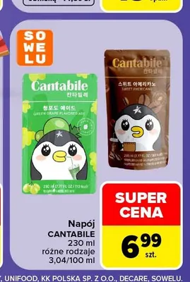 Napój Cantabile Sweet Americano promocja w Carrefour