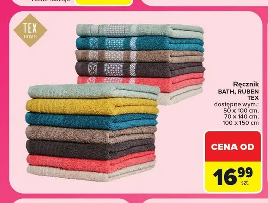 Ręcznik BATH TEX promocja w Carrefour
