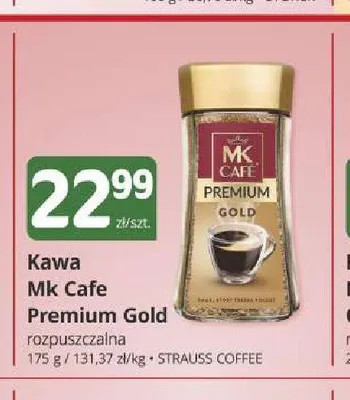 Kawa rozpuszczalna MK Cafe Premium Gold promocja w Marketvita