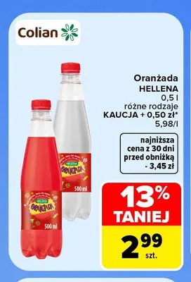 Oranżada Hellena promocja w Carrefour
