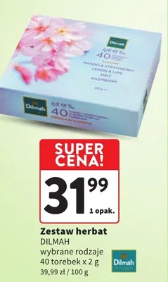 Zestaw herbat wybrane rodzaje promocja w Intermarche