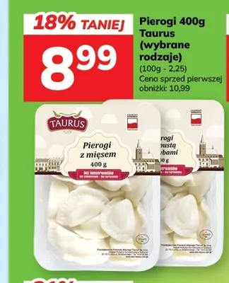 Pierogi z mięsem Taurus promocja w Hitpol
