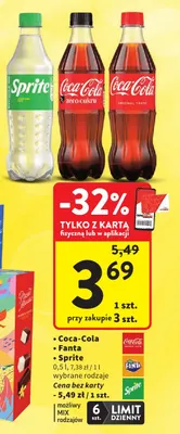 Napój gazowany Sprite promocja w Intermarche