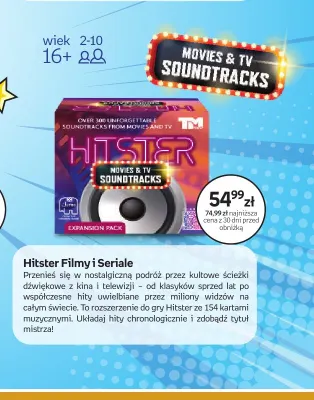Gra Hitster Filmy i Seriale promocja w Empik