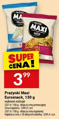 Prażynki Maxi Eurosnack promocja w Twój Market