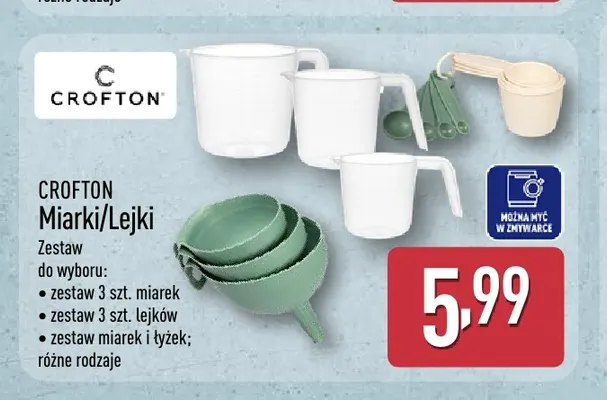 Zestaw miarek i łyżek Crofton promocja w Aldi