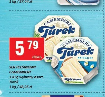 Ser pleśniowy Camembert naturalny Turek promocja w Chorten
