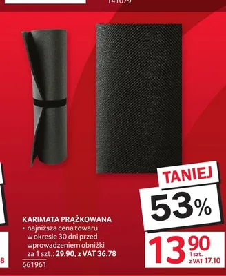 Karimata prążkowana promocja w Selgros