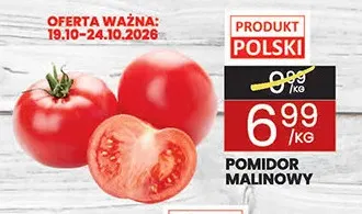 Pomidory malinowe polskie promocja w Wafelek