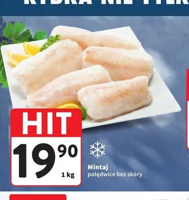 Mintaj polędwice bez skóry promocja w Intermarche