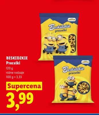 Precelki Beskidzkie Minionki promocja w Lidl