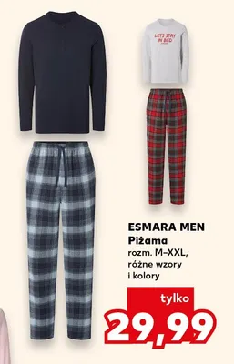 Piżama rozm. M-XXL promocja w Kaufland