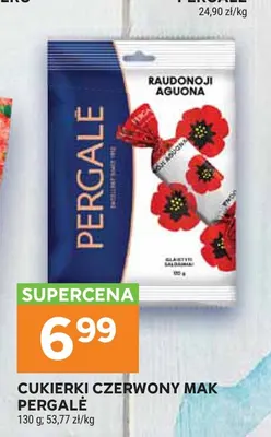 Cukierki Czerwony Mak Pergalė promocja w Stokrotka